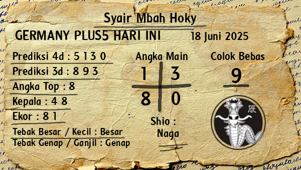 Prediksi Germany Plus5