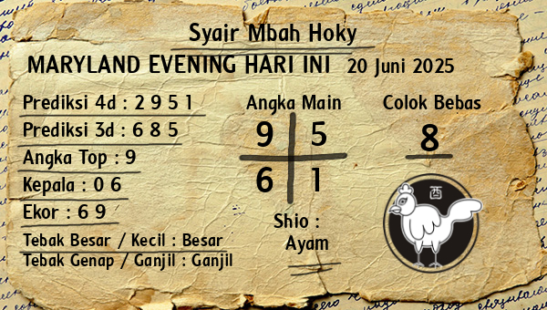 Prediksi Maryland Evening