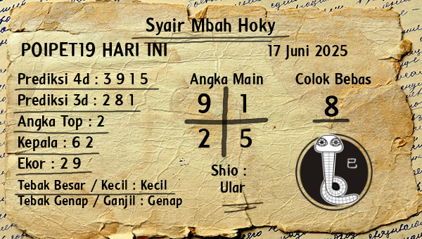 Prediksi Poipet19