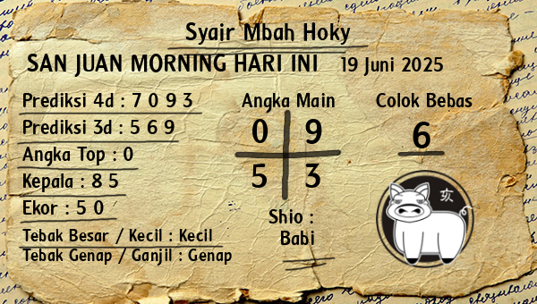 Prediksi San Juan Morning