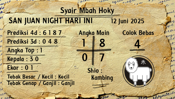 Prediksi San Juan Night