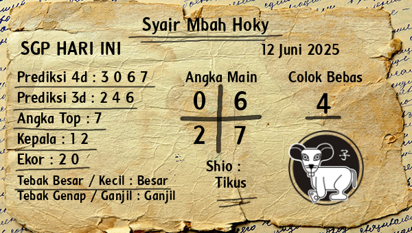 Prediksi SGP