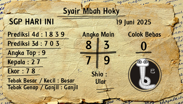 Prediksi SGP