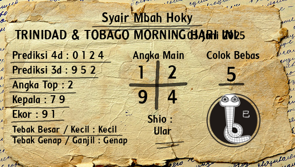 Prediksi Trinidad & Tobago Morning