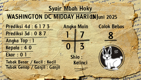Prediksi Washington Dc Midday