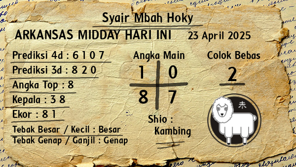 Prediksi Arkansas Midday