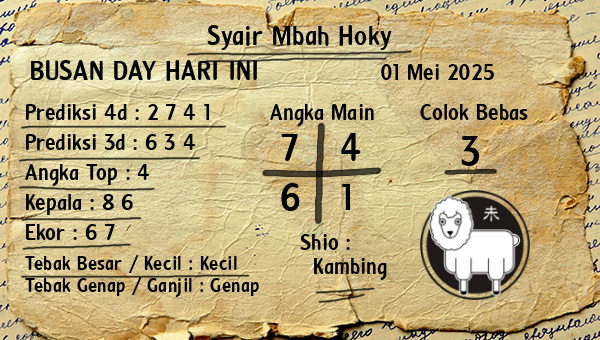 Prediksi Busan Day