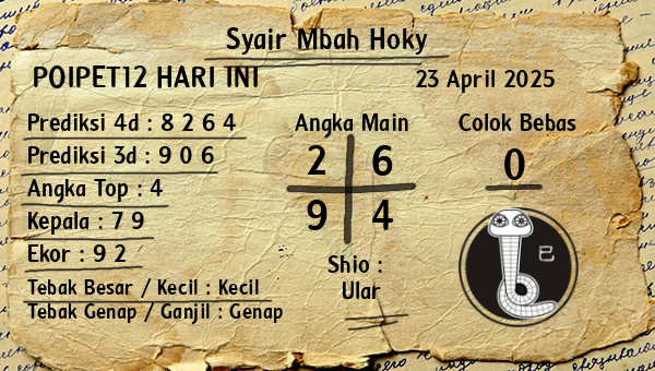 Prediksi Poipet12