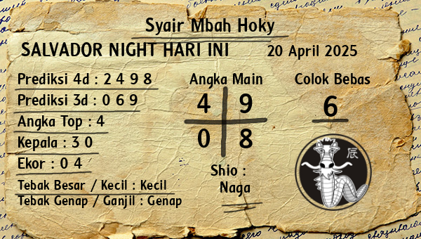 Prediksi Salvador Night