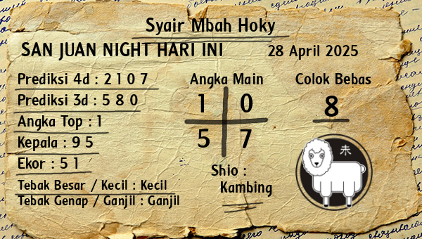 Prediksi San Juan Night