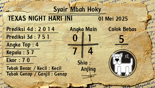 Prediksi Texas Night