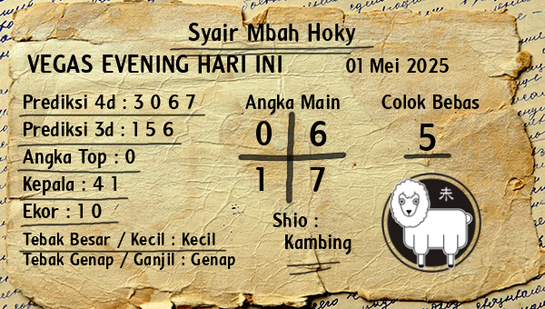 Prediksi Vegas Evening