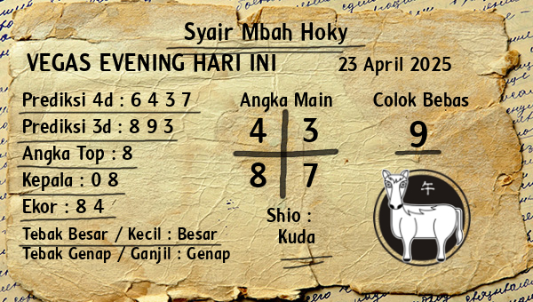 Prediksi Vegas Evening