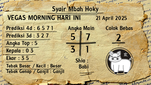 Prediksi Vegas Morning