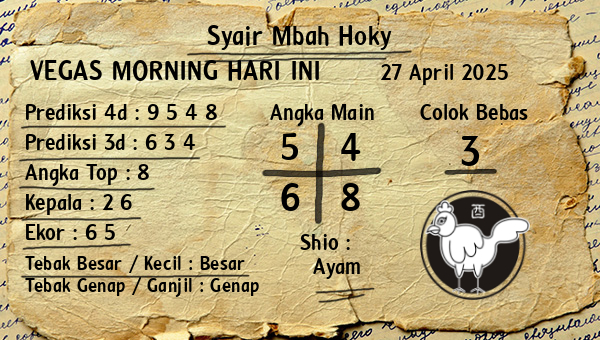 Prediksi Vegas Morning