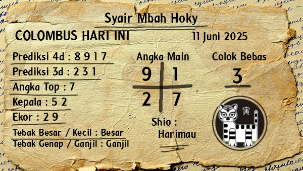 Prediksi Colombus